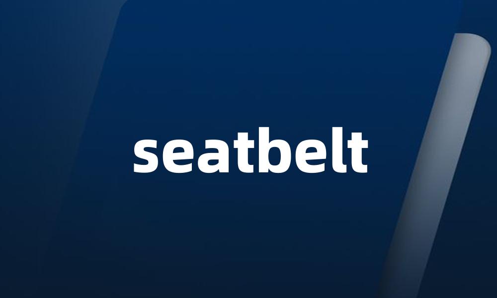 seatbelt