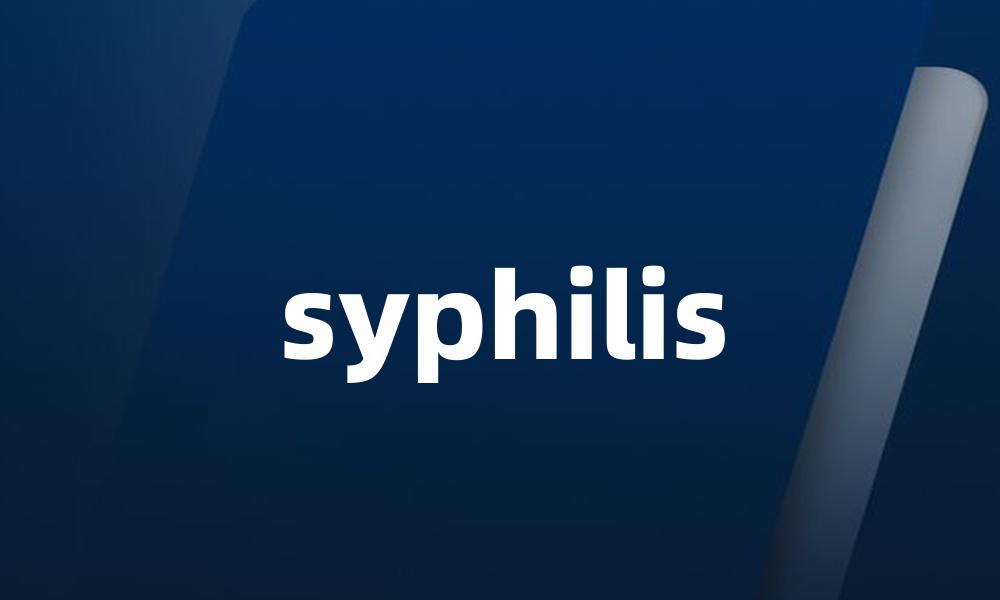 syphilis