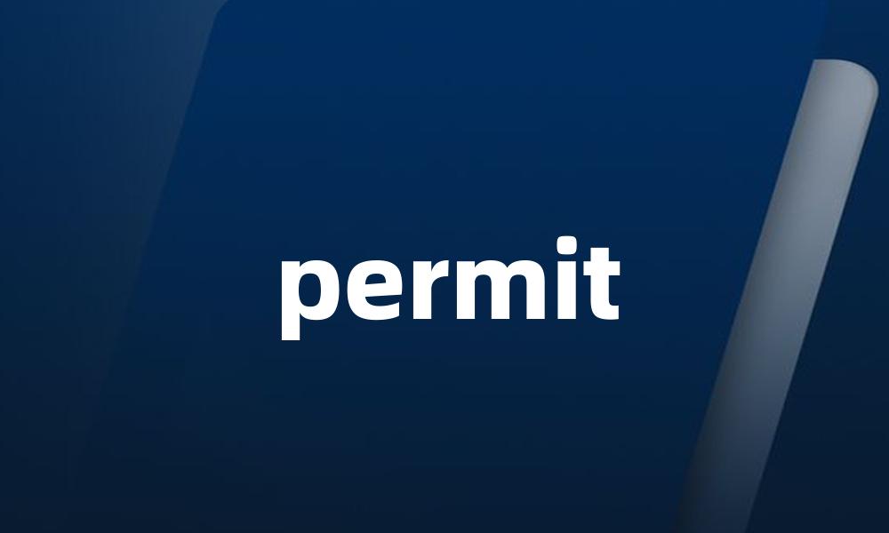 permit