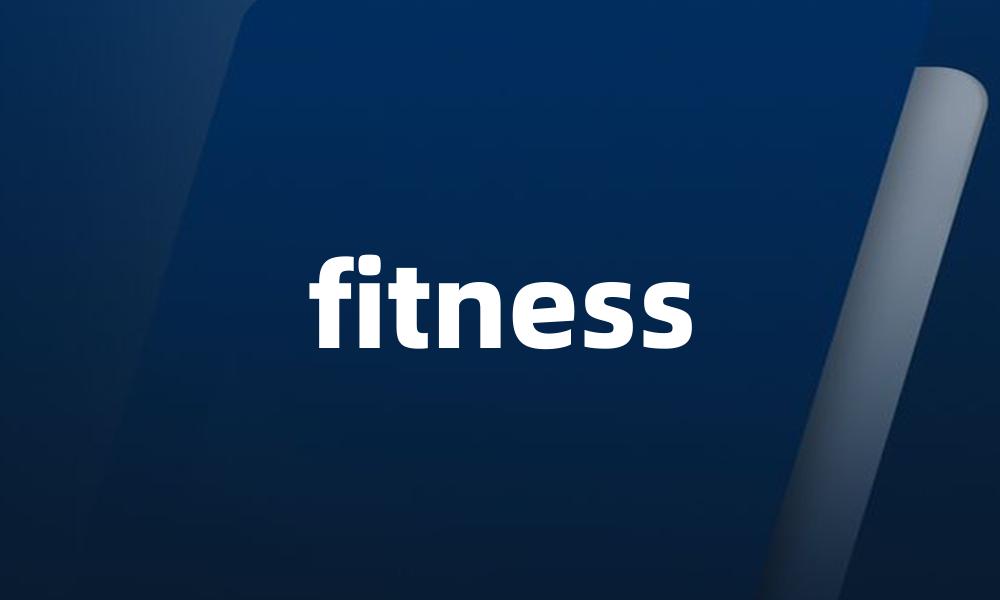 fitness
