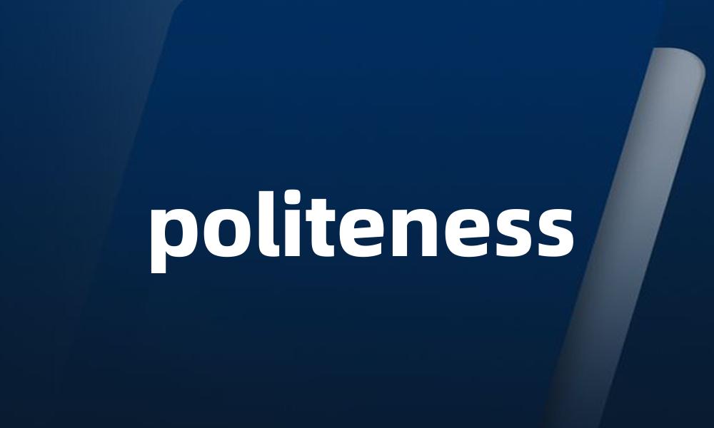 politeness