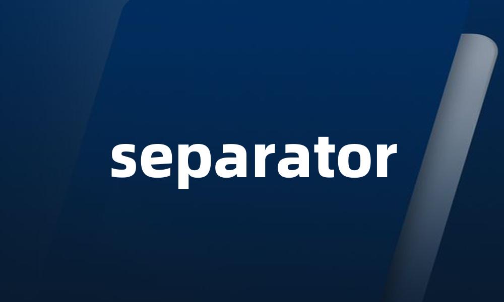 separator