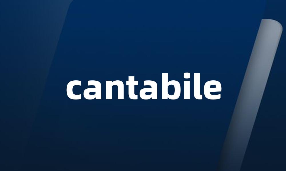 cantabile