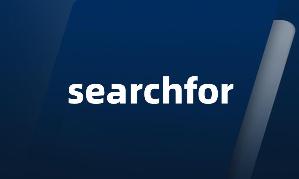 searchfor