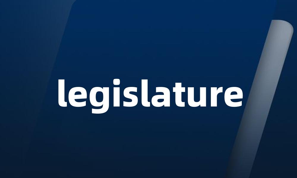 legislature