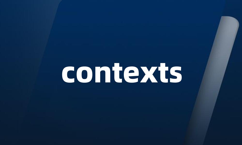 contexts