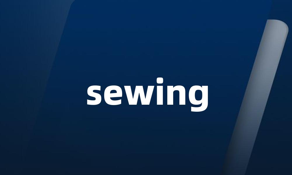 sewing