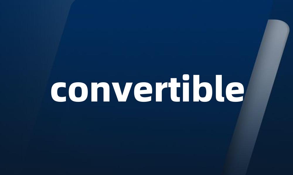 convertible