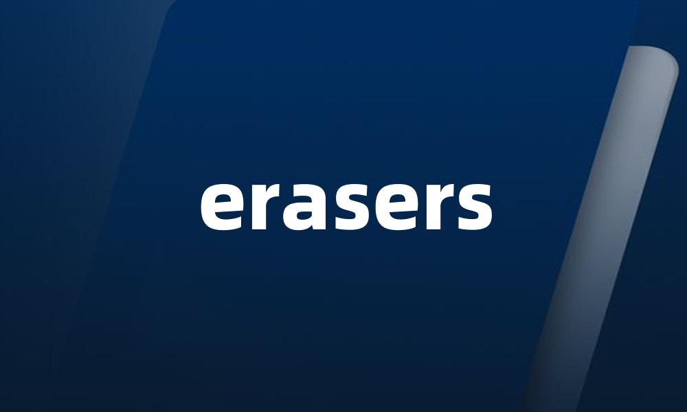 erasers