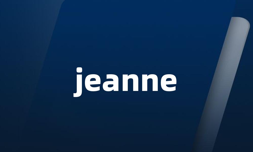 jeanne
