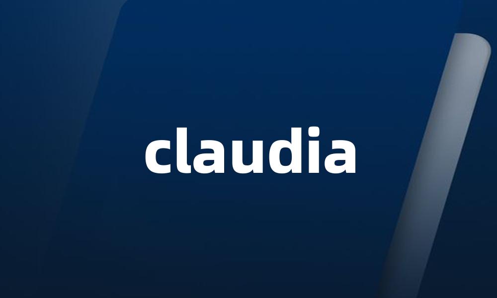 claudia