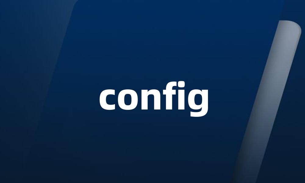 config