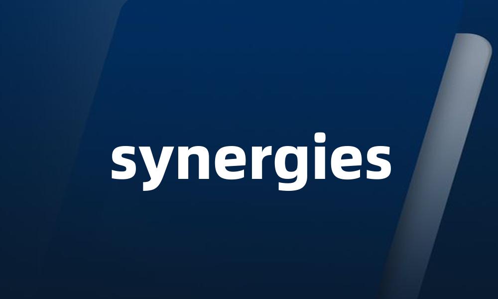 synergies