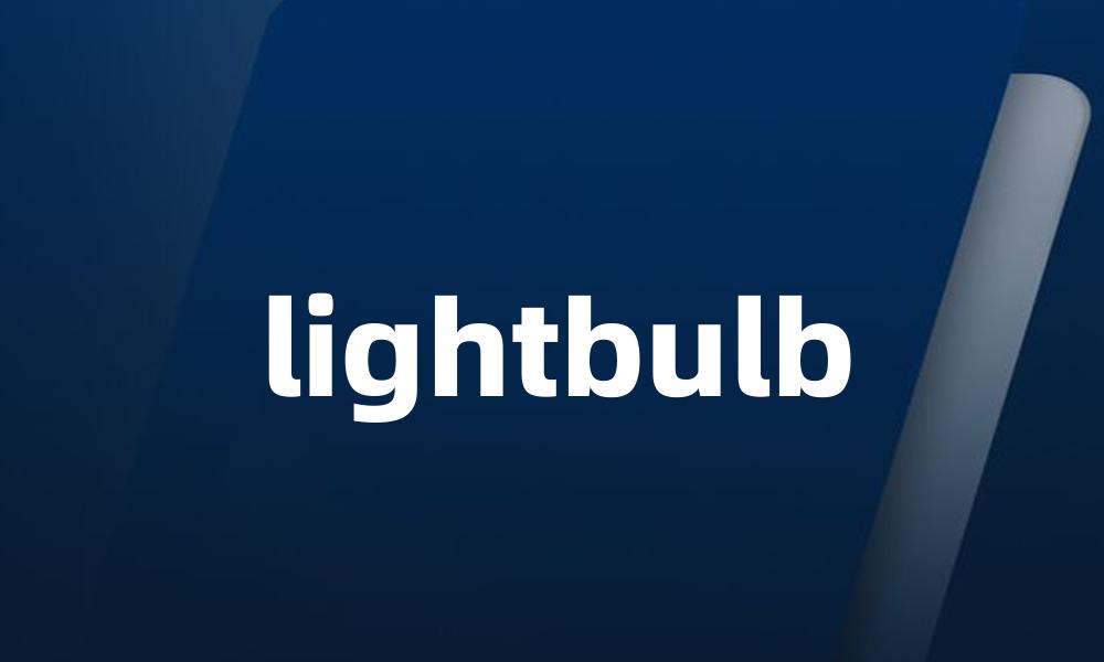 lightbulb