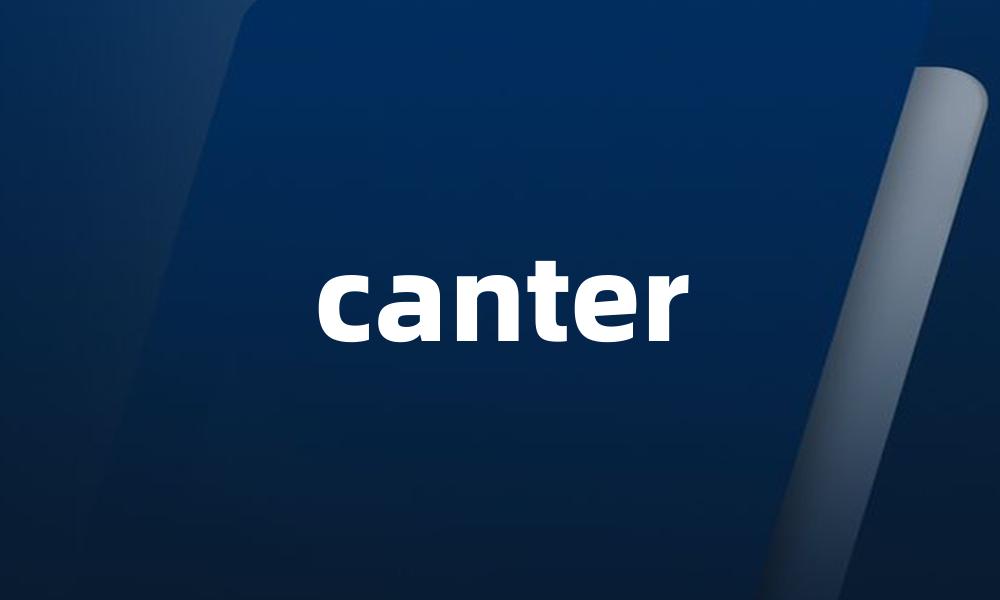 canter