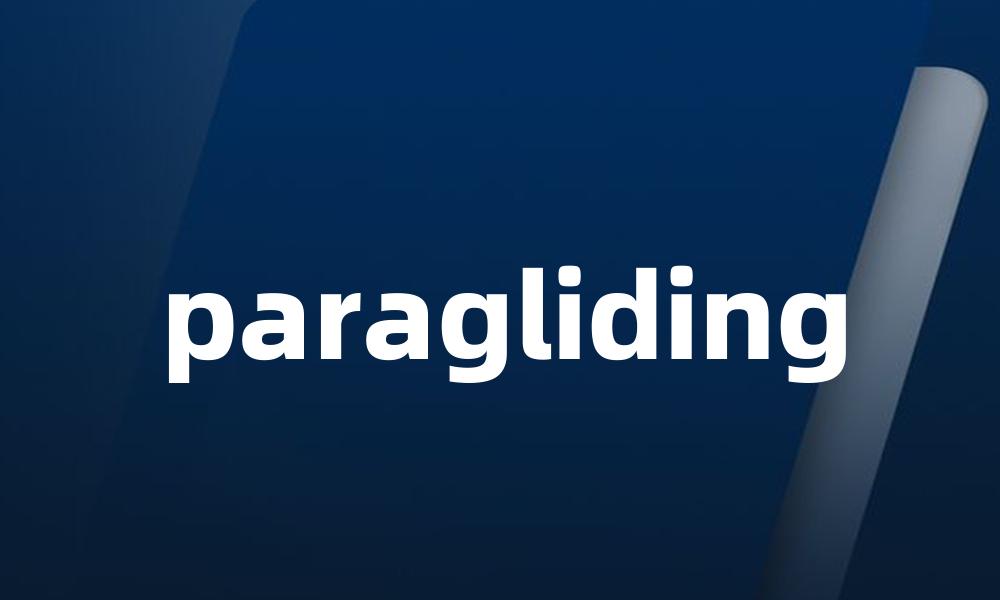 paragliding