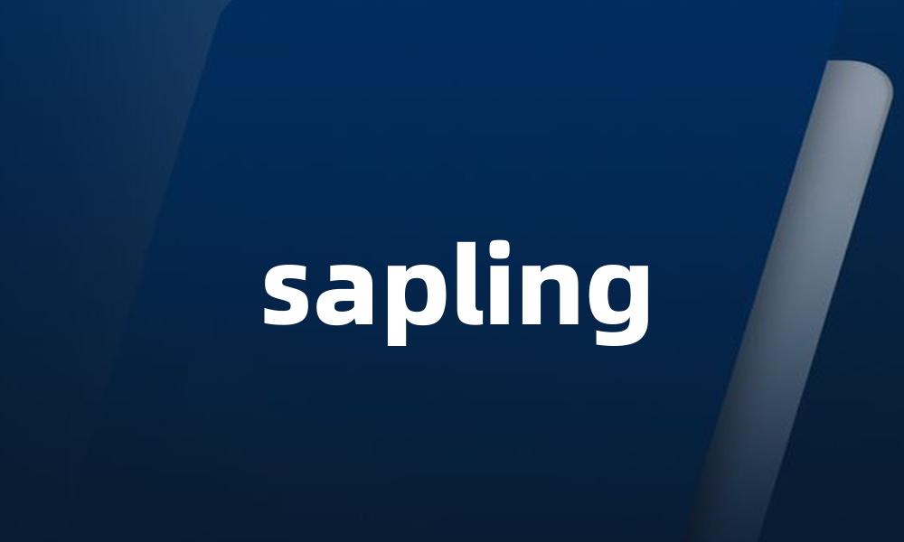 sapling