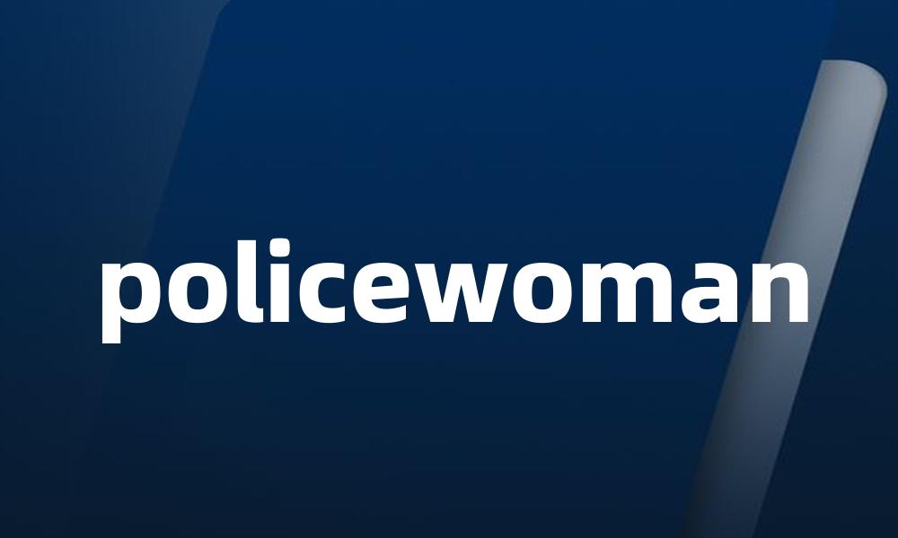 policewoman
