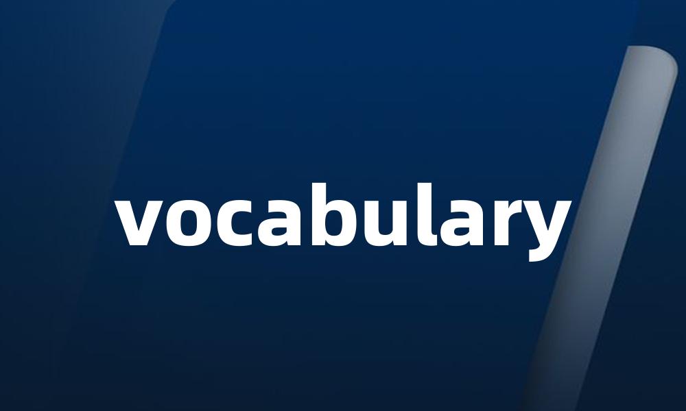 vocabulary