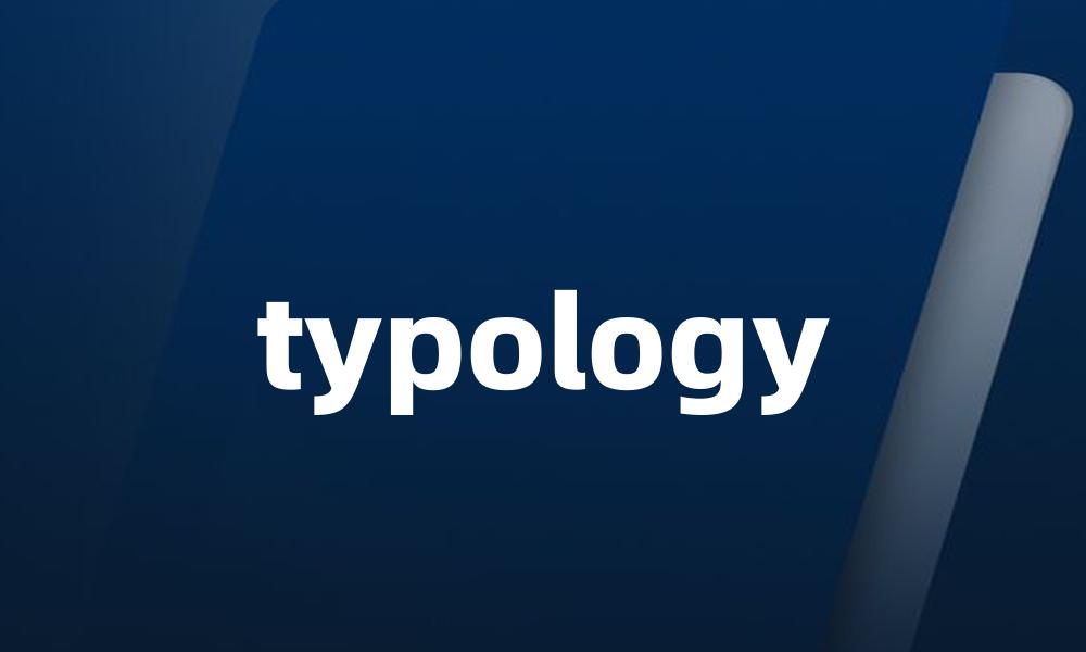 typology