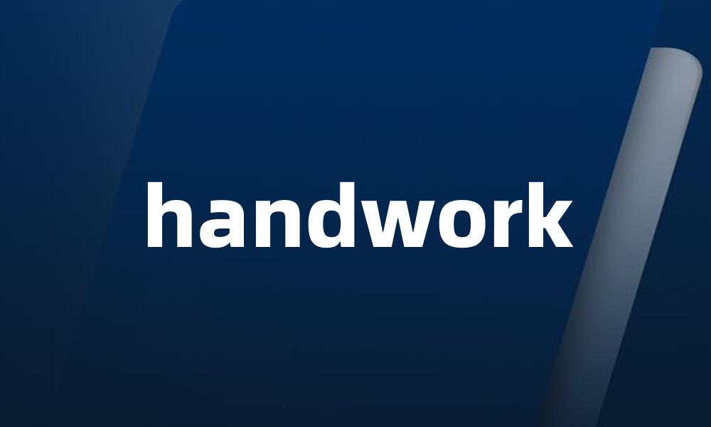handwork