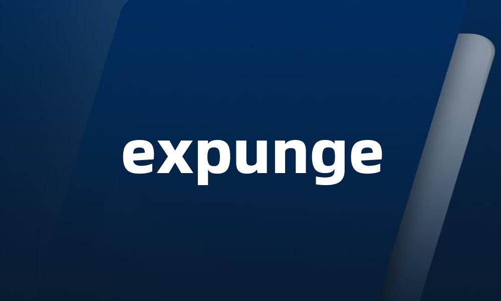 expunge