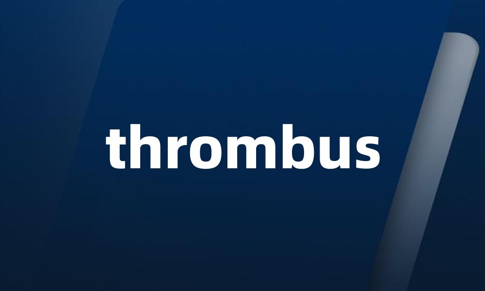 thrombus