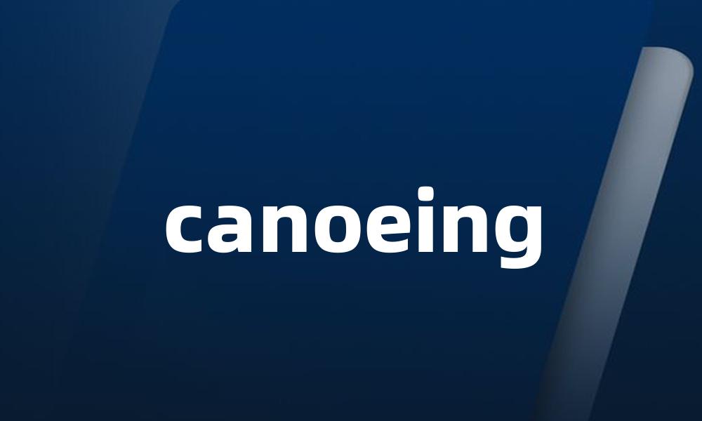 canoeing