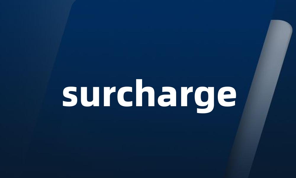 surcharge