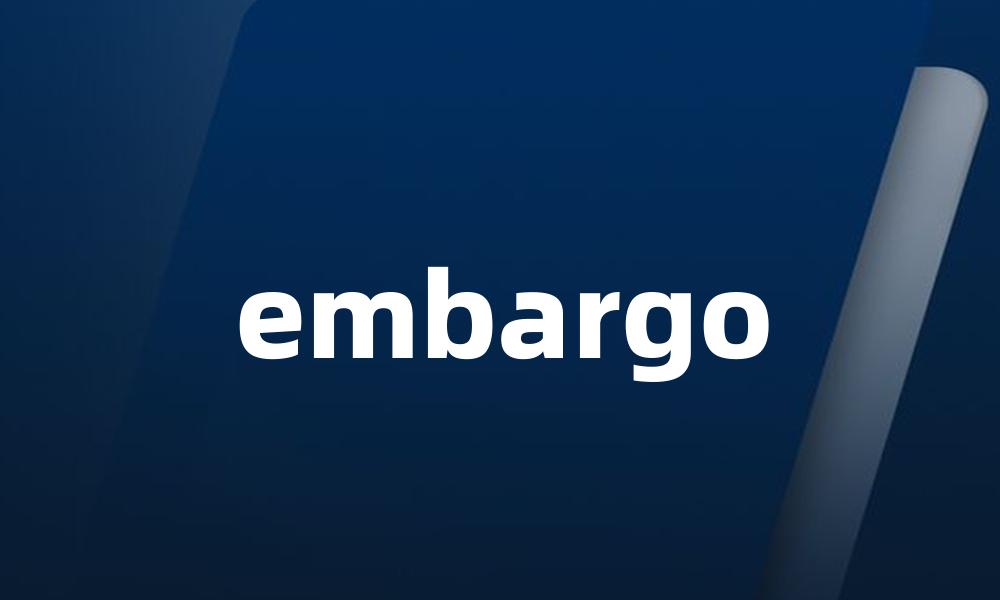 embargo