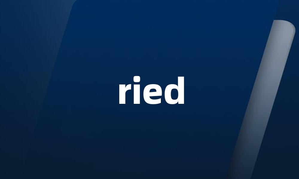 ried
