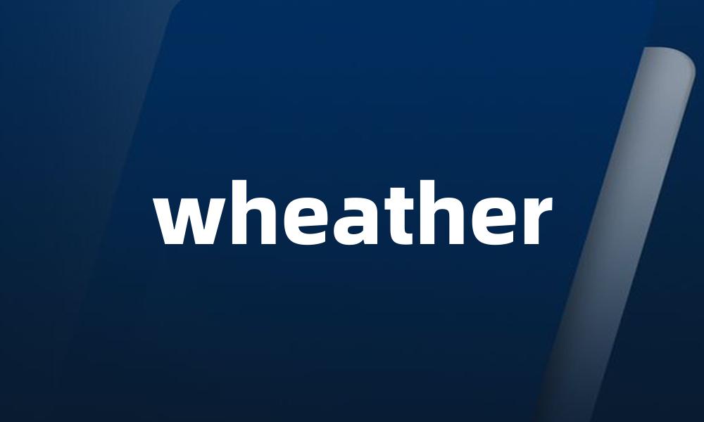 wheather
