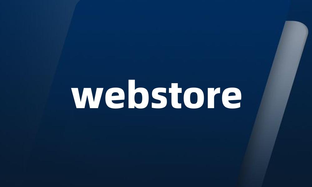webstore