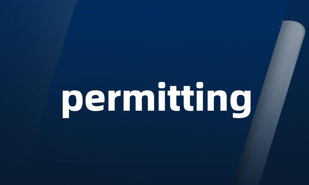 permitting