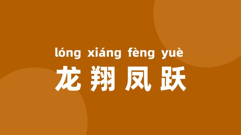 龙翔凤跃