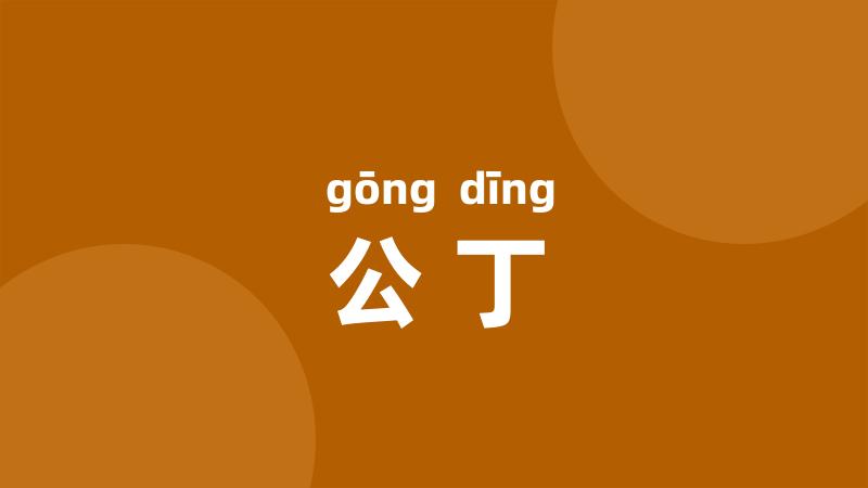 公丁