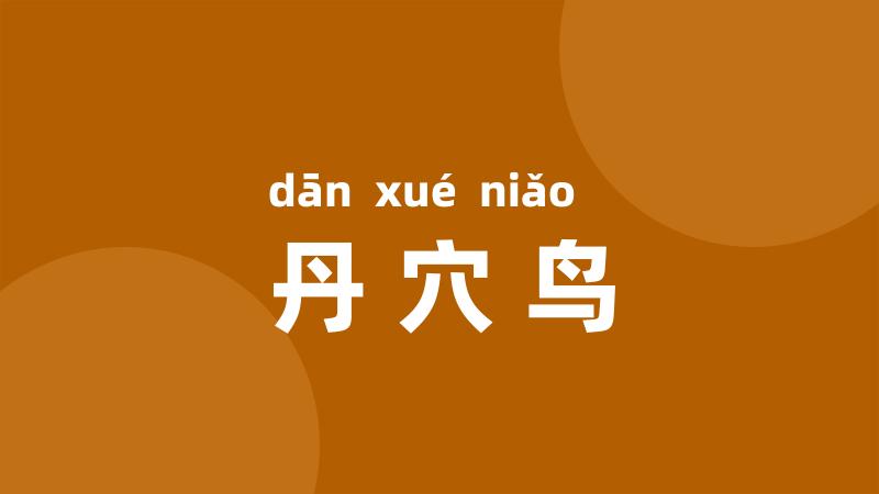 丹穴鸟