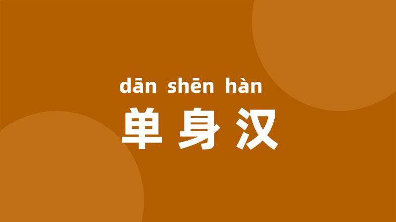 单身汉