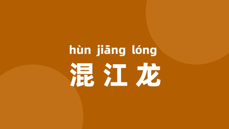 混江龙