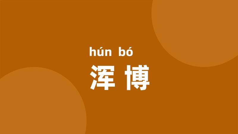 浑博