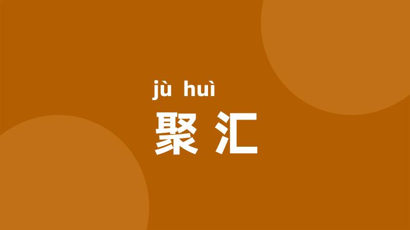 聚汇
