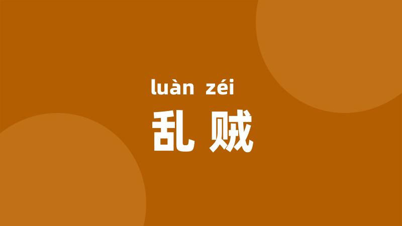 乱贼