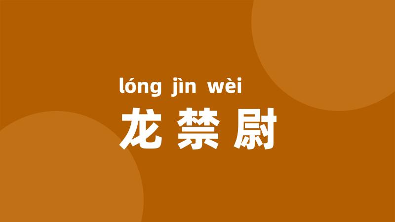 龙禁尉