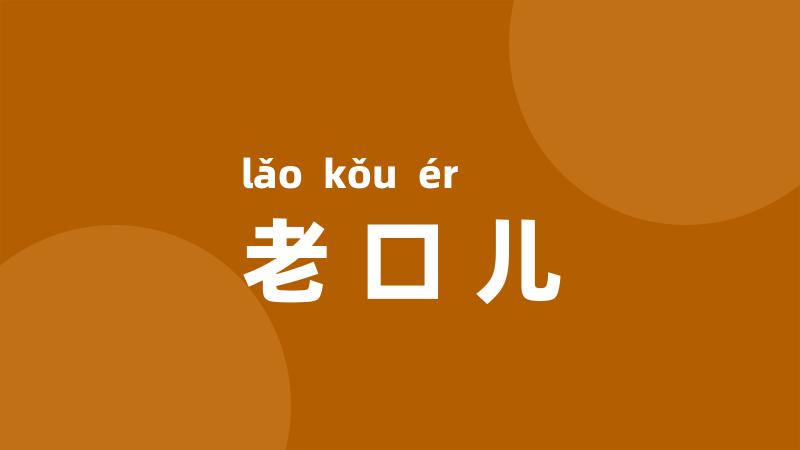 老口儿