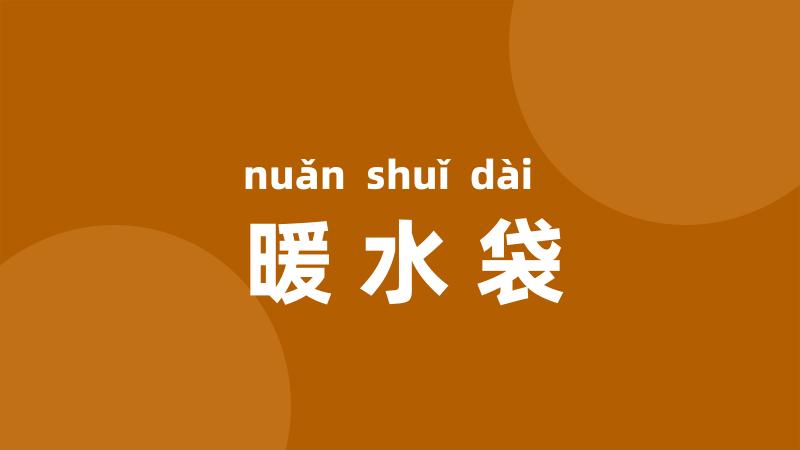 暖水袋
