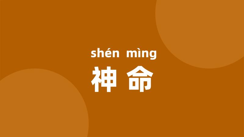 神命