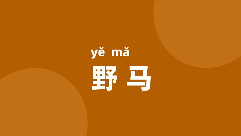 野马