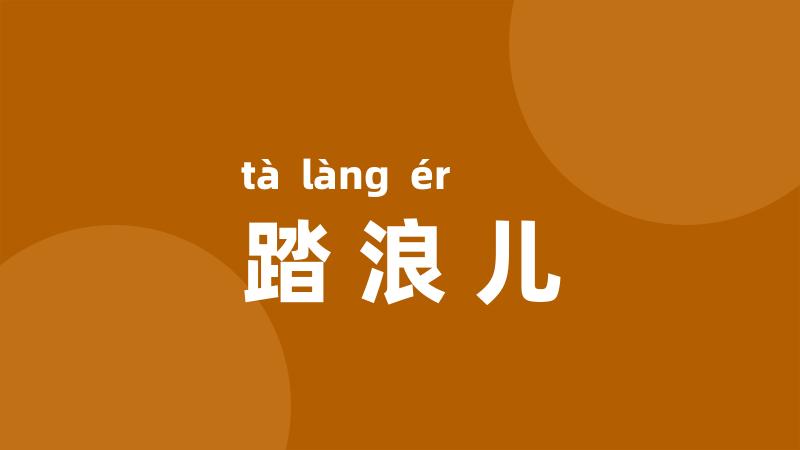 踏浪儿