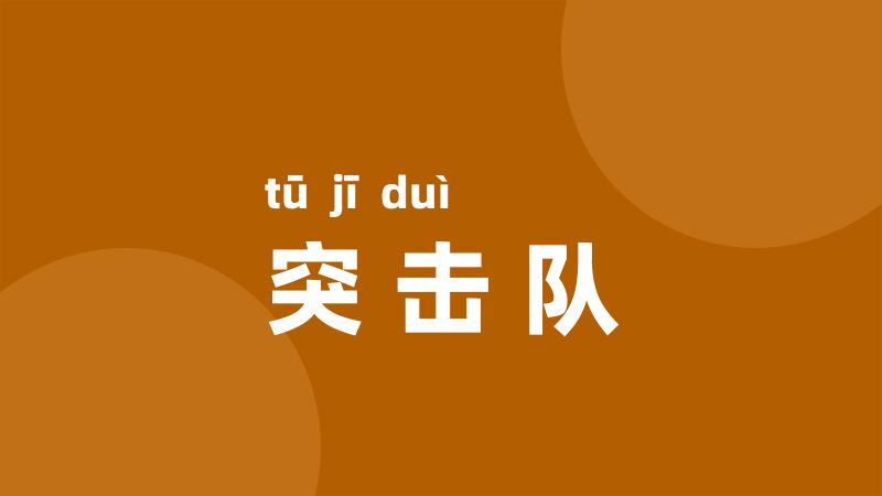 突击队