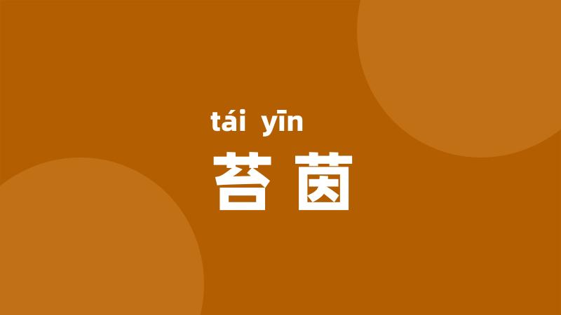 苔茵